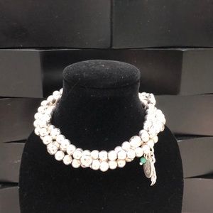 Multi-strand silver Bracelet.